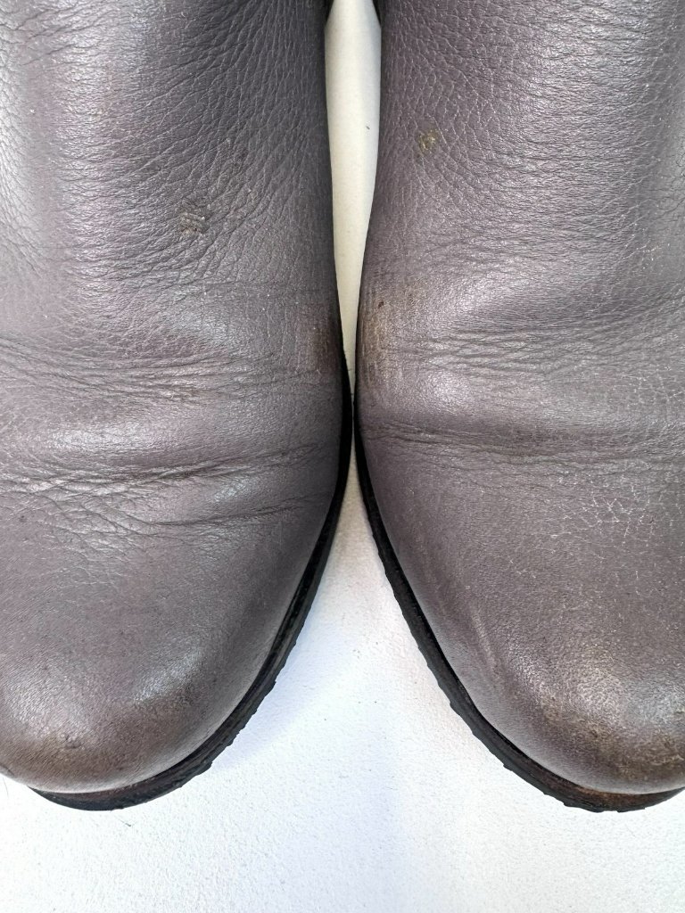 Poppy Barley Chelsea Boots Womens Size 8 Taupe Leather Pull On Ankle — image 3 of 8